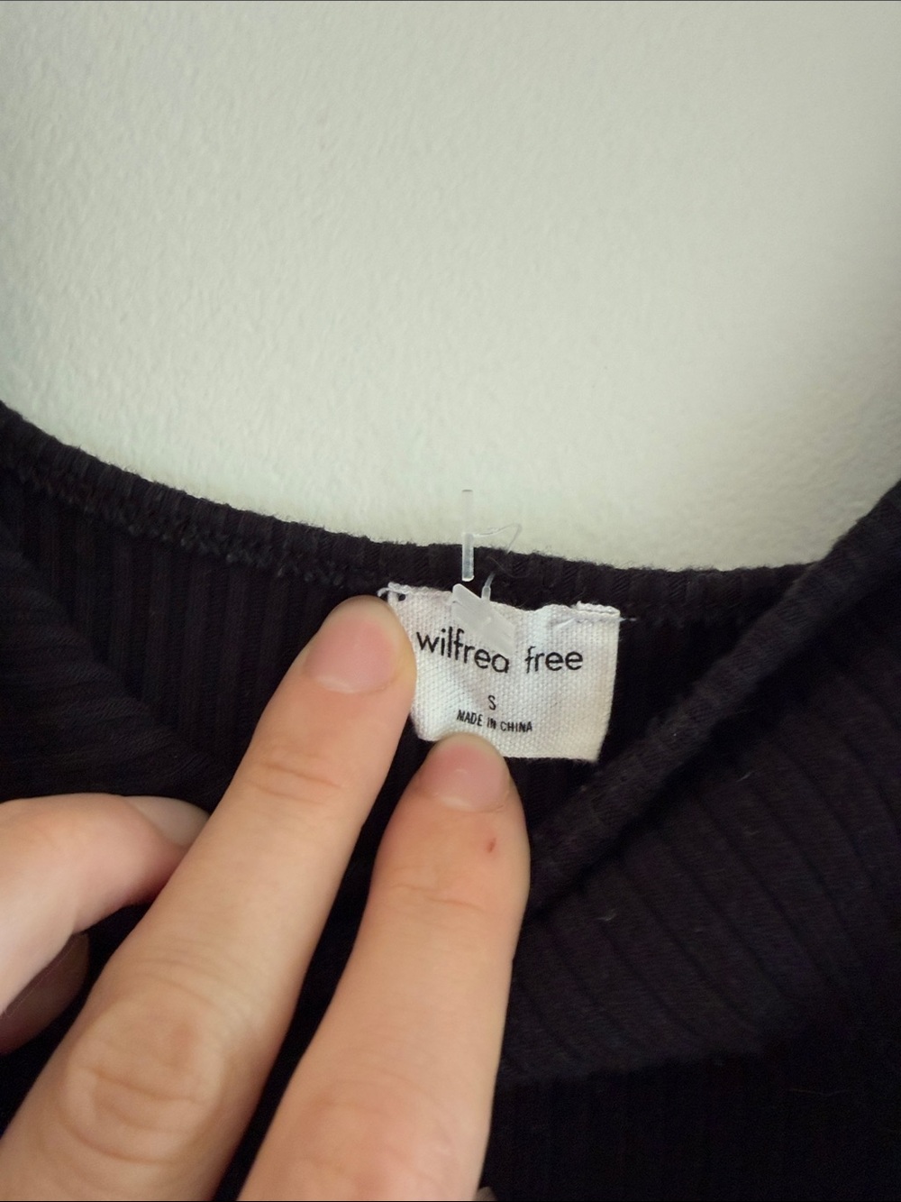 Wilfred Black Ribbed Square-Neck Tank Dress - Picture 4 of 4
